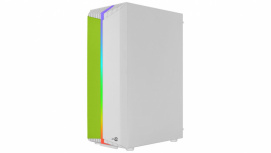 Gabinete Aerocool Bionic G V2 con Ventana de Cristal Templado, Midi-Tower, ATX/Micro ATX/Mini-ITX, USB 2.0/3.0, sin Fuente, 1 Ventilador Instalado, Verde/Gris Claro - Imagen adicional 8