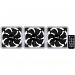 Ventilador Aerocool Edge 14 Pro, 3x 140mm, 1200RPM, ARGB, Negro - Imagen adicional 4