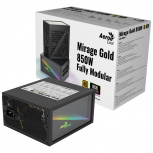 Fuente de Poder Aerocool Mirage 80 PLUS Gold, 24-pin ATX, 120mm, 850W 