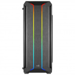 Gabinete Aerocool Skyline, Midi-Tower, ATX/Micro-ATX/Mini-ITX, USB 2.0/3.0, sin Fuente, 1 Ventilador Instalado, Negro - Imagen adicional 3