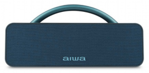 Aiwa Bocina Portátil AWS80BTU, Bluetooth, Alámbrico/Inalámbrico, USB-C, 20W, Azul - Resistente al Agua