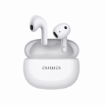 Aiwa Audífonos Intrauriculares con Micrófono AWTWSD8, Inalámbrico, Bluetooth, Blanco