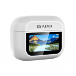 Aiwa Audífonos Intrauriculares con Micrófono AWTWSGPRO, Inalámbrico, Bluetooth, Cancelación de Ruido, Blanco - Imagen adicional 2
