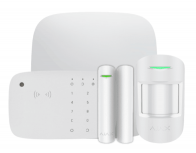 Ajax Kit Sistema de Alarma KEYPADCOMBI, Alámbrico/Inalámbrico, 96 Zonas de Alarma, 1 Sensor de Movimiento, 1 Sensor Puerta/Ventana, con Panel de Control