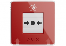 Ajax Estación Manual de Emergencia AJAX MANUAL CALL POINT (RED) (9NA), Inalámbrico, 3V