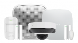 Ajax Kit Sistema de Alarma KIT HUB2(4G)-DOME, Inalámbrico, 100 Zonas de Alarma, 1 Sensor de Movimiento, 2 Sensores Puerta/Ventana, con Panel de Control