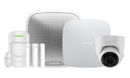Ajax Kit Sistema de Alarma KIT HUB2(4G)-TURRET, Inalámbrico, 100 Zonas de Alarma, 1 Sensor de Movimiento, 2 Sensores Puerta/Ventana, con Panel de Control
