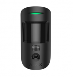 Ajax Sensor de Movimiento PIR Montaje en Pared MOTIONCAM HDR (PhOD)-B, Inalámbrico, hasta 12 Metros