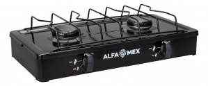 Alfa Mex Parrilla de Gas 303-4, 2 Quemadores