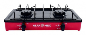 Alfa Mex Parrilla de Gas 303, 2 Quemadores