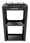 Alfa Mex Parrilla de Gas 703-4, 2 Quemadores