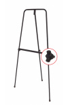Alfra Tripié para Pizarrón 6558, hasta 160cm, Negro