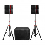 Alien Sistema Lineal de Audio X-ARRAY18 ADVANCE, 18", Bluetooth, 2.1 Canales, 1000W RMS, Negro