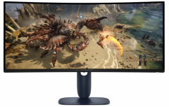 Monitor Gamer Curvo Alienware AW3425DWM LED VA 34", 3440x1440 Ultra Wide Quad HD, FreeSync, 180Hz, HDMI/DisplayPort, Azul - Imagen del combo