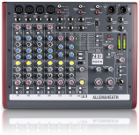 Allen & Heath Mezcladora Digital ZED-10FX, 10 Canales, 24-bit, USB, Entrada XLR 12W