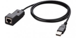 Allied Telesis Cable Adaptador USB A Macho - RJ-45 Hembra, 1.2 Metros, Negro