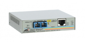 Allied Telesis Convertidor de Medios Gigabit Ethernet  RJ-45, Fibra Óptica, 100Mbit/s, 100Km