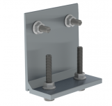 Aluminext Conector de Riel para Panel Solar NXT-CRC-PORT, Aluminio