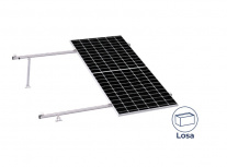 Aluminext Juego de Montaje para Panel Solar NXT-SM10I-20-1135, Inclinación de 10° - 20°, 1135mm - 160 km/h, Hasta 10 Paneles