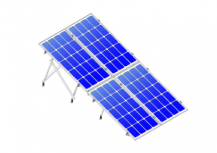 Aluminext Juego de Montaje para Panel Solar NXT-SM2X2-1135-R, Aluminio
