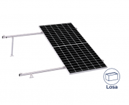 Aluminext Juego de Montaje para Panel Solar NXT-SM9I-20-1135, Inclinación de 10° - 20°, 1135mm - 160 km/h, Hasta 9 Paneles