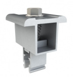 Aluminext Abrazadera Panel Solar AUA-30/46-2, 30-46mm, Aluminio, Universal