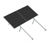 Nxt-Rx Kit de Montaje para 4 Módulos Solares, Horizontal NXT-SMH4-1303, Inclinación 20º, hasta 1303mm, 160 km/h