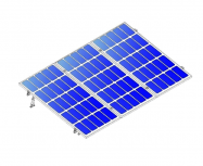 Aluminext Riel de Montaje para Panel Solar SMOALM1S524, Aluminio