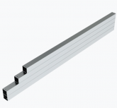 Aluminext Montaje en Poste para Panel Solar SMOALM1S562, Aluminio