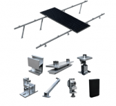 Alumione Juego de Montaje para Panel Solar Arreglo 1V6, Aluminio