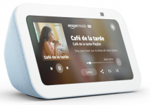 Amazon Asistente de Voz Echo Show 5 5.5", Inalámbrico, WiFi, Bluetooth, Azul/Blanco