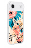 Ampd Funda Blue Blossom para iPhone Air, Transparente
