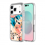 Ampd Funda Blue Blossom para iPhone 17 Pro, Multicolor