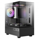 Gabinete Antec CX200M RGB ELITE, Mini-Tower, Micro-ATX/Mini-ITX, USB 3.0, sin Fuente, 5 Ventiladores Instalados, Negro - Imagen adicional 1