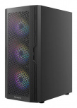 Gabinete Antec AX20 Elite con Ventana RGB, Midi-Tower, ATX/Micro-ATX/ITX, USB 3.0/2.0, sin Fuente, 4 Ventiladores RGB Instalados, Negro image