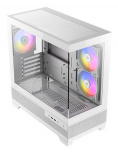 Gabinete Antec CX500m ARGB, Mini-Tower, Micro-ATX/Mini-ITX, USB 3.0, sin Fuente, 3 Ventiladores Instalados, Blanco image
