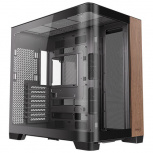 Gabinete Antec C8 Curve Wood, Full Tower, ATX/EATX/Micro-ATX/Mini-ITX, USB 3.0, sin Fuente, sin Ventiladores Instalados, Negro image