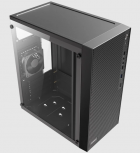 Gabinete Antec ST10M TG, Midi-Tower, ATX/Micro-ATX/ITX, USB 2.0/3.0, sin Fuente, 1 Ventilador Instalado, Negro - Imagen adicional 1