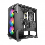 Gabinete Antec DF600 Flux con Ventana Midi-Tower, ATX/Mini-ITX/Micro-ATX, USB 3.0, sin Fuente, 5 Ventiladores Instalados, Negro image