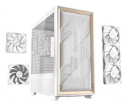 Gabinete Antec FLUX, Midi-Tower, ATX/Micro-ATX/ITX, USB 3.0, sin Fuente, 4 Ventiladores Instalados, Blanco image