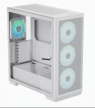 Gabinete Apnx C1, Midi-Tower, ATX/Micro-ATX/Mini-ITX, USB 3.0, sin Fuente, 4 Ventiladores Instalados, Blanco - Imagen adicional 1