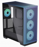 Gabinete Apnx C1 ChromaFlair, Midi-Tower, ATX/Micro-ATX/Mini-ITX, USB 3.0, sin Fuente, 4 Ventiladores Instalados, Morado