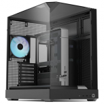 Gabinete Apnx V2, Midi-Tower, ATX/EATX/Micro-ATX/Mini-ITX/SSI-CEB, USB 3.0, sin Fuente, 4 Ventiladores Instalados, Negro
