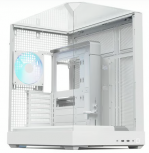 Gabinete Apnx V2, Midi-Tower, ATX/Micro-ATX, USB 3.0, sin Fuente, 4 Ventiladores Instalados, Blanco
