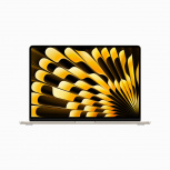 Apple MacBook Air Retina MQKU3E/A 15.3", Apple M2, 8GB, 256GB SSD, Blanco Estelar (Junio 2023)