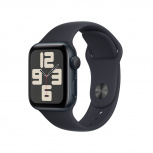 Apple Watch SE 2 GPS, Caja de Aluminio Color Medianoche de 40mm, Correa Deportiva M/L Color Medianoche