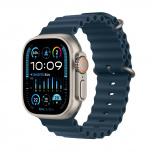Apple Watch Ultra 2 GPS + Cellular, Caja de Titanio de 49mm, Correa Ocean Deportivo Color Azul