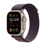Apple Watch Ultra 2 GPS + Cellular, Caja de Titanio de 49mm, Correa Loop Alphine S Deportiva Color Índigo