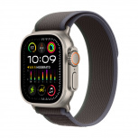 Apple Watch Ultra 2 GPS + Cellular, Caja de Titanio de 49mm, Correa Trail S/M Deportivo Color Negro/Azul
