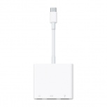 Apple Adaptador USB C Macho - HDMI/USB Hembra, Blanco